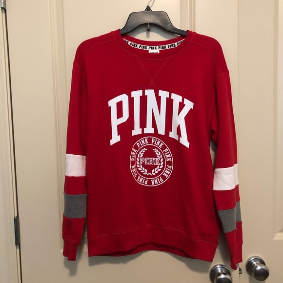 PINK Victoria's Secret Sweaters - Victoria’s Secret PINK college crew neck
